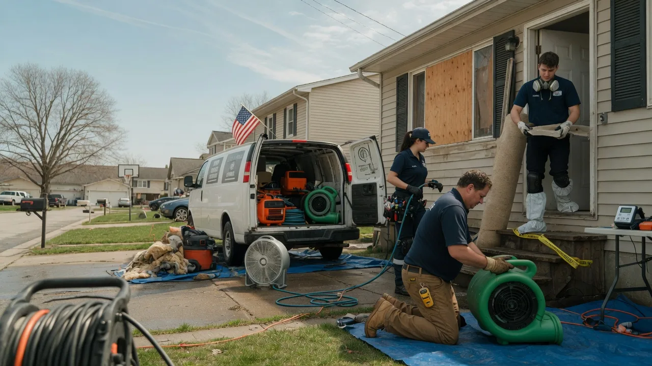 Water Damage Restoration in Albion, PA near me